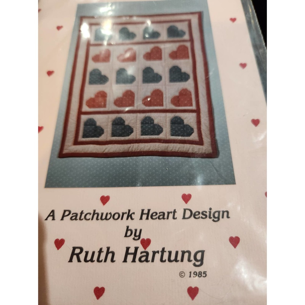 Candy Hearts Patchwork Heart Design - Picture 2 of 4